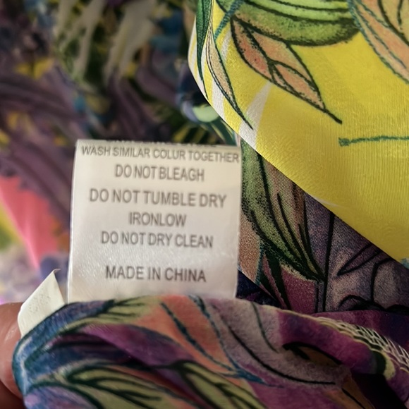 Ice Silk Sheer Tunic Top 2XL - Picture 7 of 7